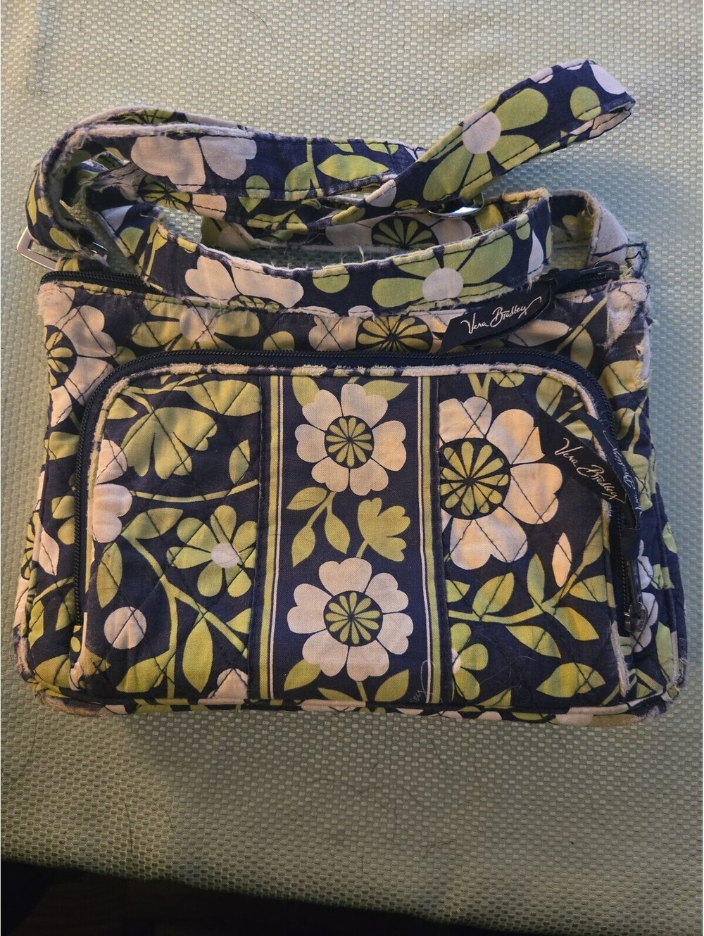 Vera Bradley Quilted Floral Crossbody Bag - Night Owl Pattern